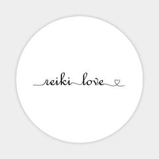 Reiki Love, Words in Black Magnet